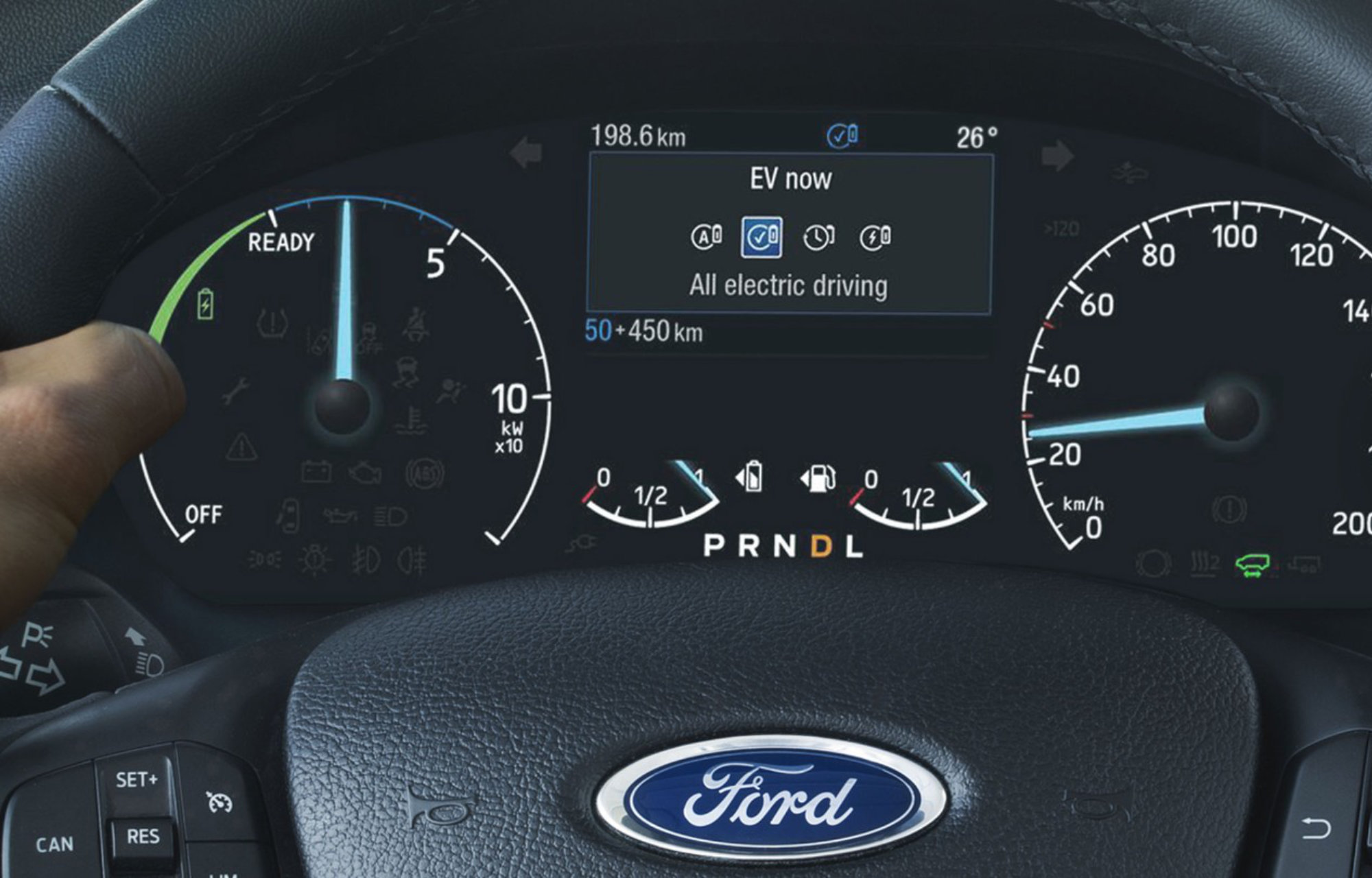 Ford Tourneo Custom Plug-In Hybrid Ladeinformation